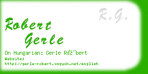 robert gerle business card